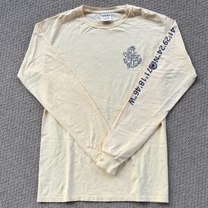 Newport Rhode Island Long Sleeve Tee with Navy Print